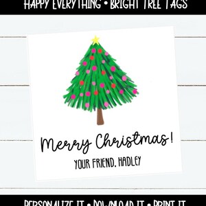 Christmas Faces Tags