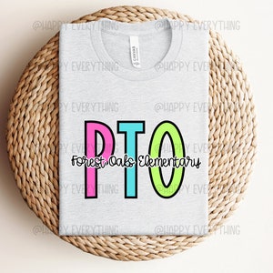 Custom PTO School Spirit, PNG File, Digital Download