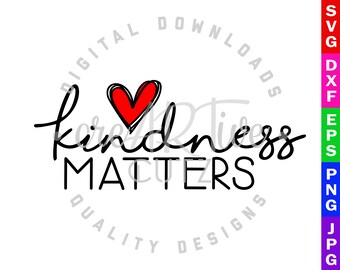 Download Kindness Matters Svg Etsy