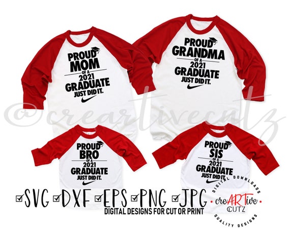 Graduate 2021 SVG Class of 2021 Family 