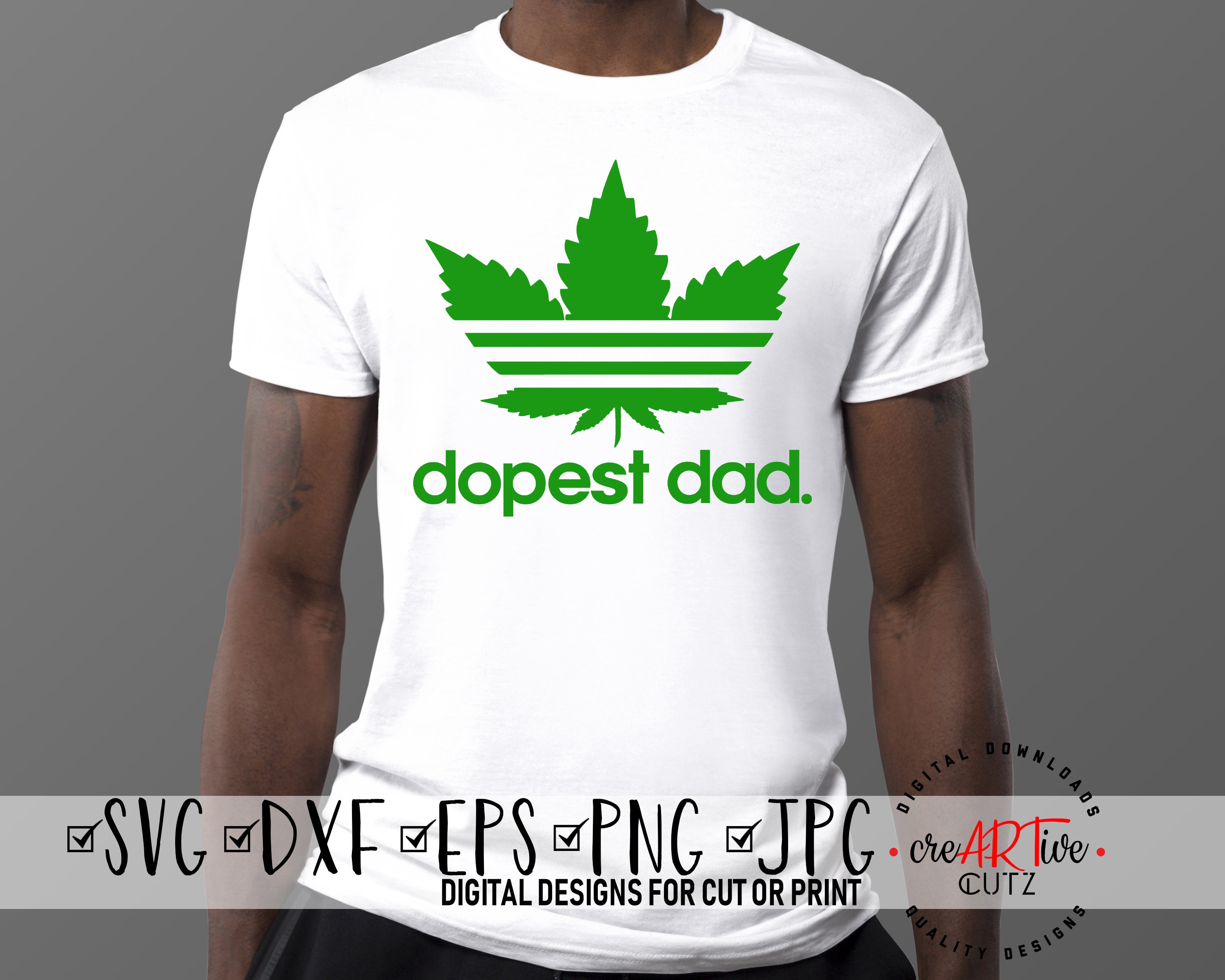 Download Dopest Dad SVG World's Dopest Dad DXF Fathers Day | Etsy