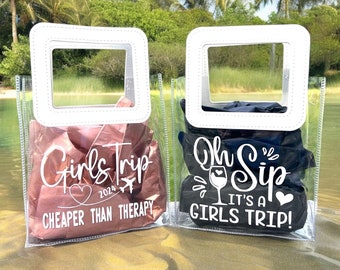 Girls Trip Gifts, Girls Trip Favors, Girls Trip Bags, Girls Trip Tote bags, Girls Trip Gifts, Bachelorette Party, Gift Bag, Summer Party
