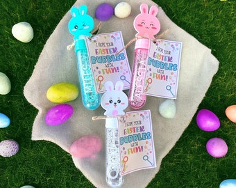 Kids Easter Party Favors, Kids Easter Basket Stuffers, Kids Easter Gifts, Easter Bubbles, Bubble Wand, Bubbles Easter, Easter Favors