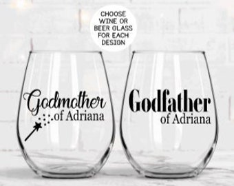 Godparents Gift, Godmother Proposal Gift, Personalized Gift, Godfather Proposal Gift, Baptism Gift for Godparents, Godparents Proposal