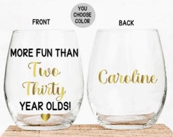 60th Birthday Gift, 60th Birthday Gifts for Women, Personalized 60th Birthday Gift, 60th Birthday Wine Glass, Personalized 60th Birthday