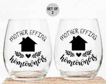 New Home Owner Gift, Housewarming Gift, Mother Effing Homeowners, New Home Owners Gift Set, Gift for New Home, Home Owner Gift, New House