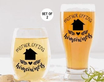 New Home Owner Gift, Housewarming Gift, Mother Effing Homeowners, New Home Owners Gift Set, Gift for New Home, Home Owner Gift, New House