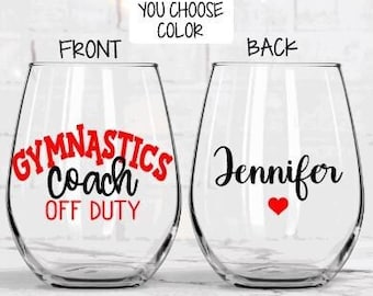 Gymnastics Coach Gift, Gymnastics Coach Tumbler, Gymnastics Coach Gift, Gift for Gymnastics Coach, Personalized Gymnastics Coach Off Duty