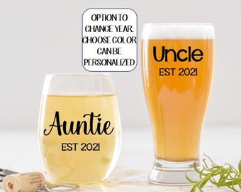 Gifts for Aunt and Uncle, Aunt and Uncle Gifts, Pregnancy Announcement Gifts for sister and brother, Aunt to be gift, Uncle to be gifts