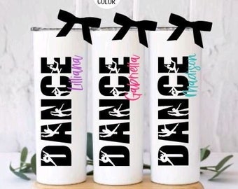 Dance Gifts, Dance Team Gifts, Dance Tumbler, Personalized Gift for Dancer, Dance Teacher Gifts, Dance Gifts for Girls, Dancer Gifts