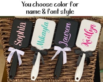 Personalized Hair Brush, Hairbrush for Girls, Personalized Hair Brushes for Girls, Girls Birthday Party Favors, Bridal Party Gift