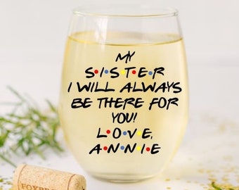 Personalized Gifts for Sister, Gifts for Sister's Birthday, friends tvshow fan gifts, Gifts for Her, Custom Gifts for Women, Gift for Sister