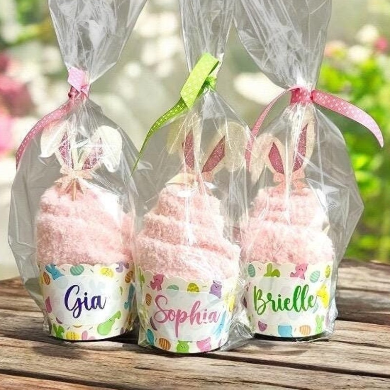 Cupcake Socks for Easter, Personalized Easter Basket Gift for Girls, Teen Easter Gifts, Fuzzy Socks, Easter Basket Stuffers, Easter Presents