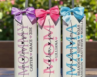 Gift for Mom, Mothers Day Gift, Personalized Gifts for Mom, New Mom Gift, Birthday Gifts for Mom, Personalized Tumbler with Kids Names