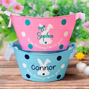 Personalized Easter Basket, Girl Easter Basket, Boy Easter Basket, Kids Easter Basket, Personalized Easter Bucket, Custom Easter Basket