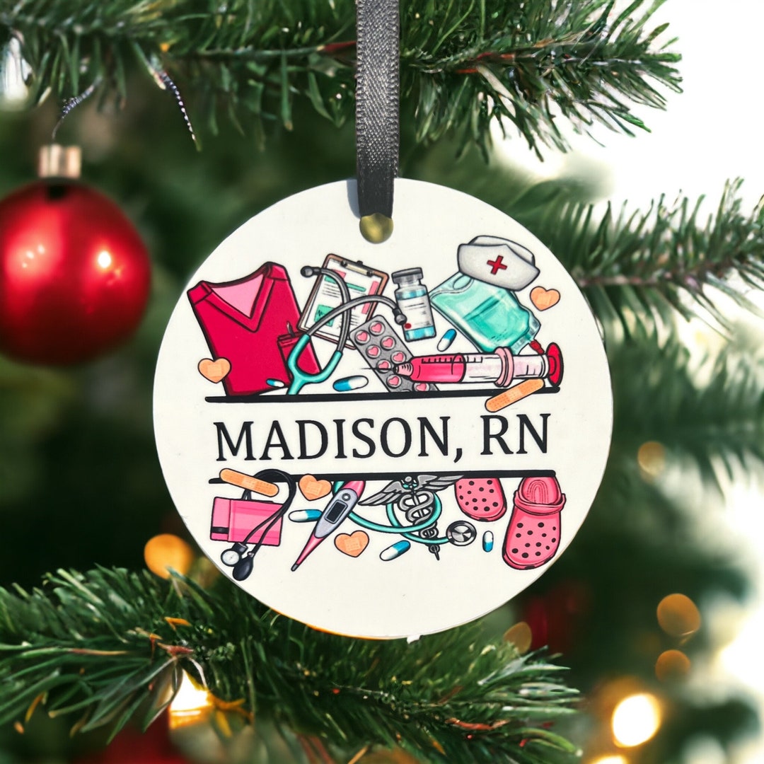 Nurse Christmas Ornament, Nurse Christmas Gift, Christmas Gift for Christmas Gift For Nurses