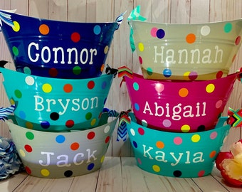 Personalized Easter Bucket, Personalized Easter Basket, Easter Basket for Girls, Easter Basket for Boys, Kids Easter Basket, Baby Easter