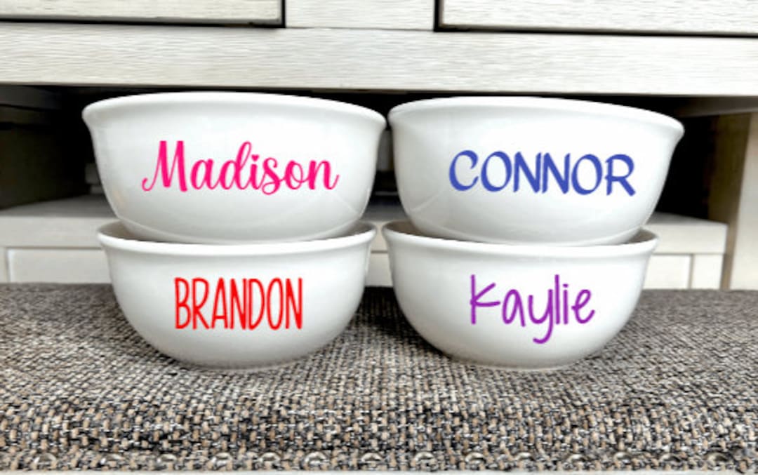 Cereal Bowl Personalized, Snack Bowl, Popcorn Bowl, Kids Birthday Party