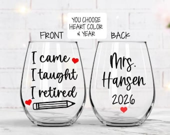 Teacher Retirement, Teacher Retirement Gift, Teacher Retirement Gifts for Women, Teacher Retirement Gift Ideas, Personalized Gifts