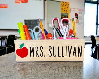 Back to School Teacher Gifts, Teacher Desk Decor, Teacher Appreciation Gifts, Teacher Desk Organizer, Teacher Desk Decor Apple, Teacher Gift