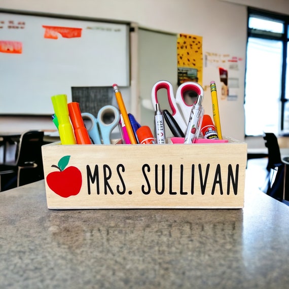 Back to School Teacher Gifts, Teacher Desk Decor, Teacher Appreciation Gifts, Teacher Desk Organizer, Teacher Desk Decor Apple, Teacher Gift
