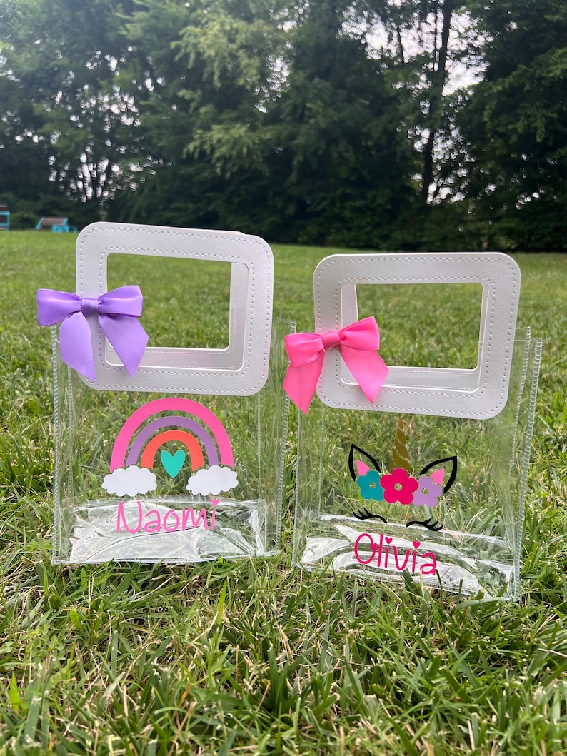 Personalized Gifts for Girls, Gift Bags Personalized, Girls Party Favor Bags, Rainbow Theme Unicorn Party Favors, Unicorn Gift for Girls image 8