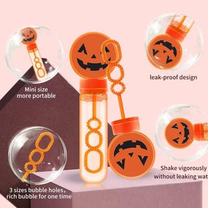 Kids Halloween Prizes 96-Piece Halloween Party Favors Bulk Set | Prefilled Pumpkin Bucket With Toys, Stickers & Rings For Kids Halloween Goodie Bag Stuffers
