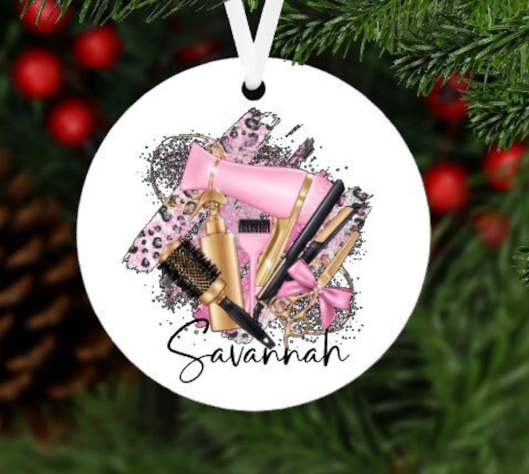 Hairstylist Gift, Gift for Hairstylist, Hairstylist Christmas Ornament, Hairdresser Gifts