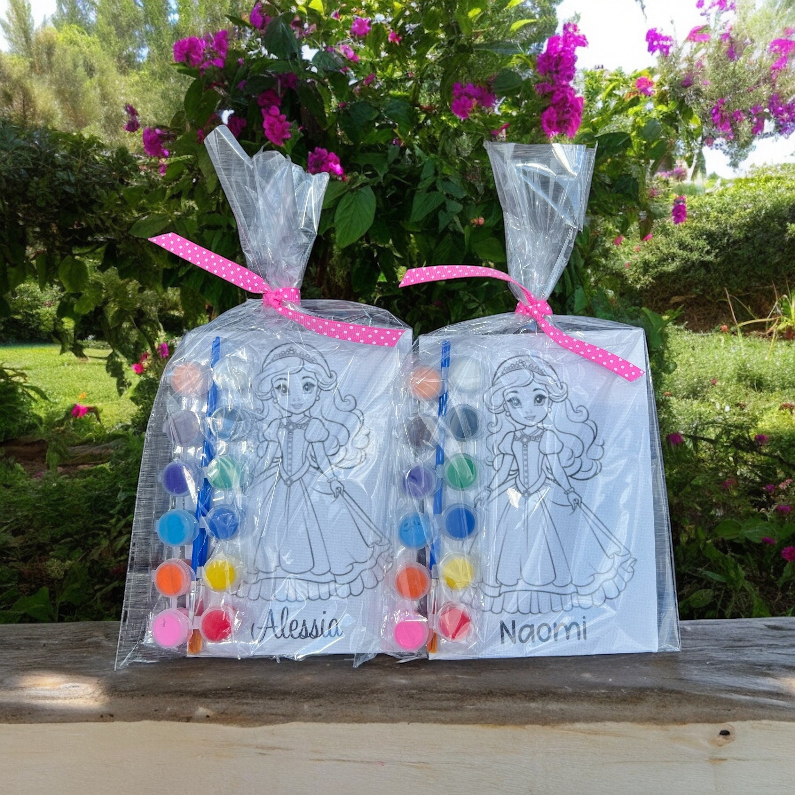 Princess Party, Girls Party Favors, Gift for Girls, Personalized Princess Paint Kit, Paint Party Kit, Kids Painting, Kids Paint Kit