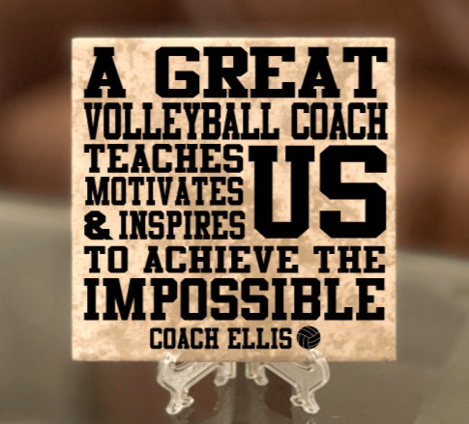 Volleyball Coach Gift Gift for Volleyball Coach Personalized Etsy