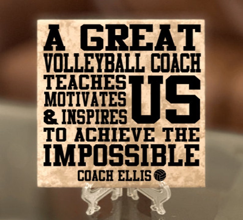 Volleyball Coach Gift Gift for Volleyball Coach Personalized Etsy