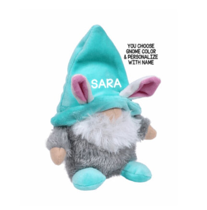 Personalized Plush Easter Gnomes Easter Bunny Gnome Easter Etsy