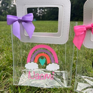 Personalized Gifts for Girls, Gift Bags Personalized, Girls Party Favor Bags, Rainbow Theme Unicorn Party Favors, Unicorn Gift for Girls image 7