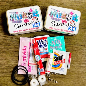 Nurse Appreciation Gift, Nurse Christmas Gift, Nurse Survival Kit, Nurse Emergency Kit, Nurse Gift, Nurse Graduation Gift, New Nurse Gift