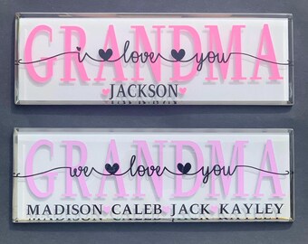Gifts for Grandma, Personalized Mother’s Day gift for Grandma, Gifts for Mom, Birthday Gifts for Grandma, Custom Gift from Grandchildren