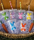 Easter Party Cups for Kids, Kids Easter Cups, Easter Basket Stuffers for kids, Easter Party Favors, Kids Easter Gifts, Easter Decor