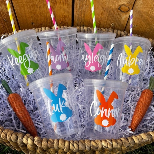 Easter Party Cups for Kids, Kids Easter Cups, Easter Basket Stuffers for kids, Easter Party Favors, Kids Easter Gifts, Easter Decor