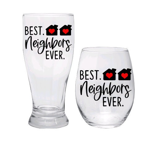 Gift for Neighbor Moving Gifts Best Neighbor Ever Next Door Neighbor T –  Cute But Rude