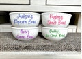 Cereal Bowl Personalized, Snack Bowl, Popcorn Bowl, Kids Birthday Party, Ice Cream Bowl, Gift for Kids, Custom Cereal Bowl, Kids Gift Ideas