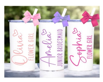 Flower Girl Gift, Flower Girl Proposal, Flower Girl Proposal, Junior Bridesmaid, Junior Bridesmaid Gift, Junior Bridesmaid Proposal, Tumbler