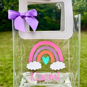 Personalized Gifts for Girls, Gift Bags Personalized, Girls Party Favor Bags, Rainbow Theme Unicorn Party Favors, Unicorn Gift for Girls image 5