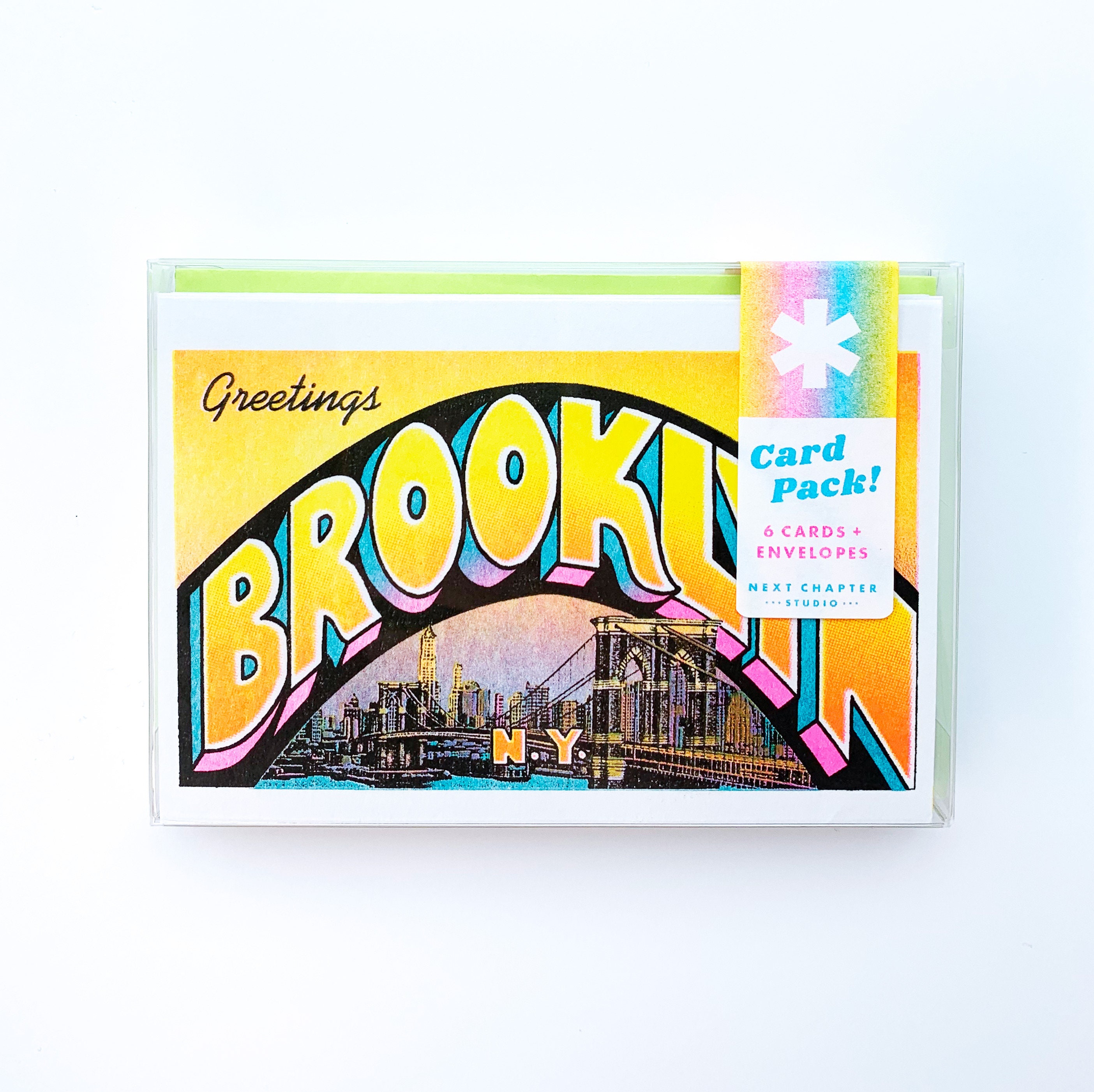 Greetings From: Brooklyn, New York - Risograph Card, BK, NYC