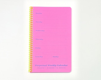 Perpetual Weekly Calendar - Undated