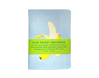Risograph Pocket Notebook - Banana