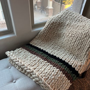 Cabin Fever Chunky Knit Blanket