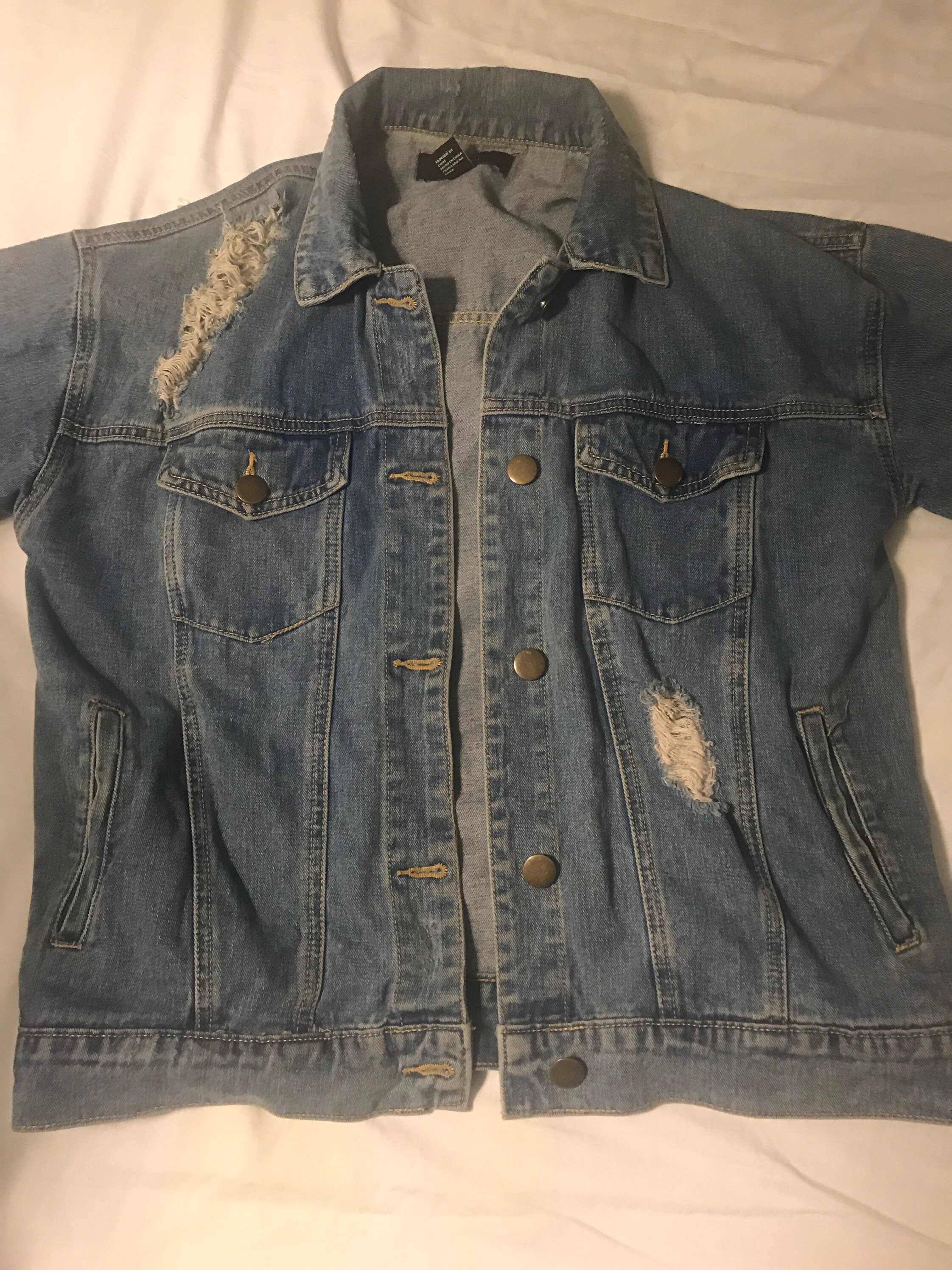 Grateful Dead hand-painted jean jacket | Etsy