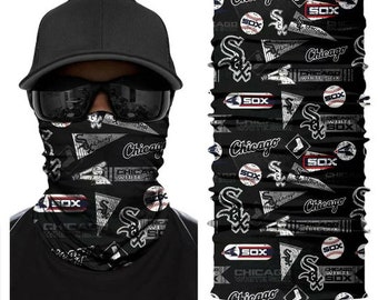 Chicago White Sox Face Covering & Neck Gaiter - Washable and Reusable All-In-One Face Shield, Headband, Neck Warmer, Bandana (Unisex)