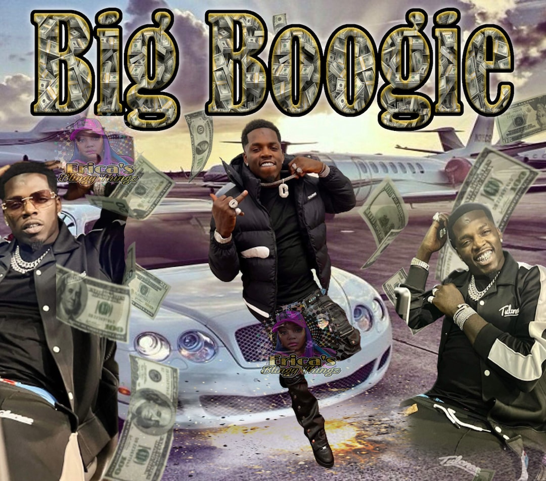 Big Boogie Png, Big Boogie Png, Ready to Print, Vintage Style, Tshirt