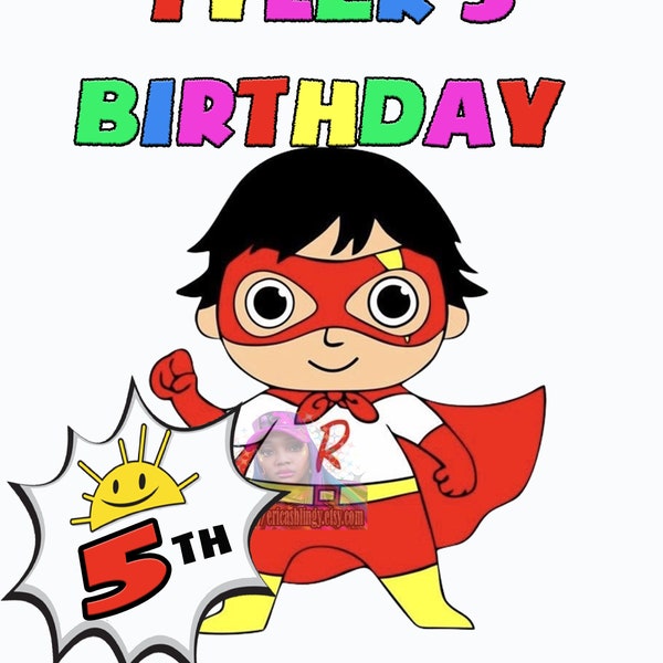 Ryans World Birthday - Etsy