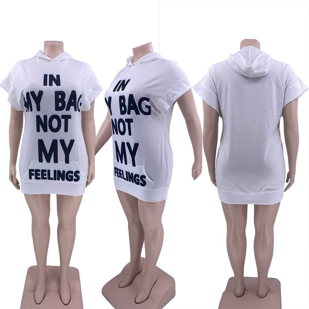 En mi bolso vestido con capucha no eres el vestido básico | Etsy México